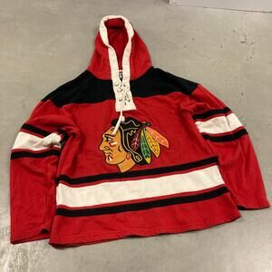 vintage y2k Chicago Blackhawks jersey hoodie